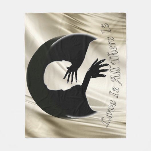 Liebe ist Alles, was es gibt Fleecedecke (Vorderseite)