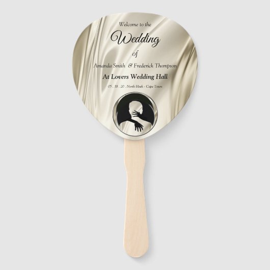 Liebe ist alles, was Handfans gibt Fächer (Vorderseite)