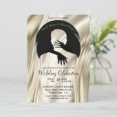 Liebe ist Alles, was Hochzeit gibt Einladung (Stehend Vorderseite)