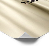 Liebe ist Alles, was Hochzeiten verkünden Poster (Ecke)