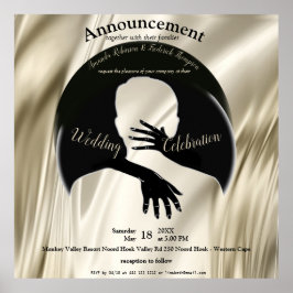 Liebe ist Alles, was Hochzeiten verkünden Poster