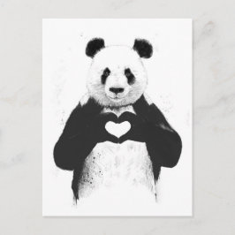 Liebe ist alles was man braucht postkarte