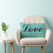 Liebe ist alles, was Sie brauchen Cushion Blue Lendenkissen (Stuhl )