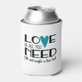 Liebe ist alles, was Sie brauchen Dosenkühler (Kanne Vorderseite)