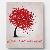 Liebe ist alles, was Sie brauchen Fotoplatte (Vorderseite)