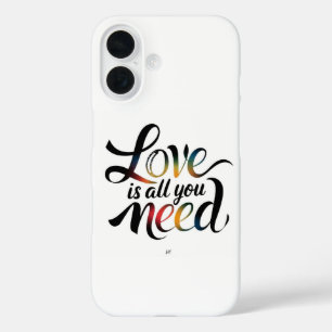 Liebe ist alles, was Sie brauchen - Herzwärmen iPh iPhone 16 Hülle