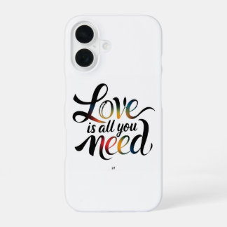 Liebe ist alles, was Sie brauchen - Herzwärmen iPh iPhone 16 Hülle