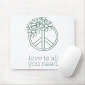 Liebe ist alles, was Sie brauchen: Inspirationsmou Mousepad (Mit Mouse)