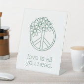 Liebe ist alles, was Sie brauchen: Inspirationsmou Sockelschild (In SItu)