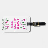 Liebe ist alles, was Sie brauchen.jpg Gepäckanhänger (Vorderseite horizontal)
