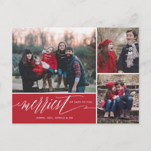 LIEBE ist alles, was Sie brauchen Weihnachtsfeiert Feiertagspostkarte