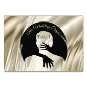 Liebe ist Alles, was Table Cards enthält Tischnummer (Vorderseite)