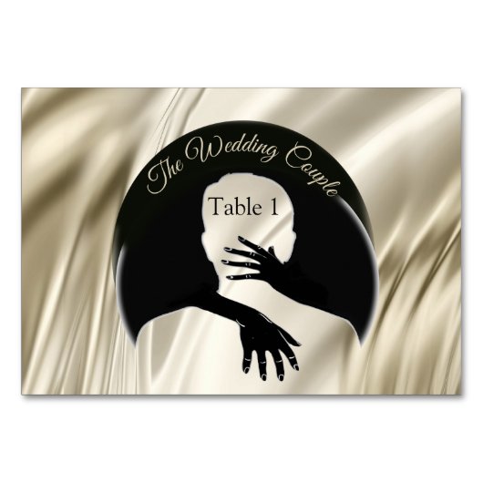 Liebe ist Alles, was Table Cards enthält Tischnummer (Vorderseite)