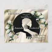 Liebe ist Alles, was Verlobung gibt Einladungspostkarte (Vorderseite)