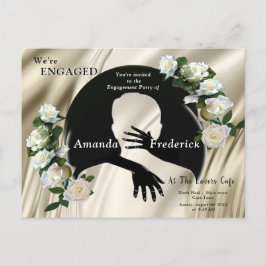 Liebe ist Alles, was Verlobung gibt Einladungspostkarte