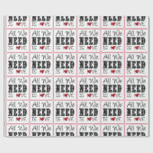 Liebe ist alles, was wir brauchen geschenkpapier (Flach)