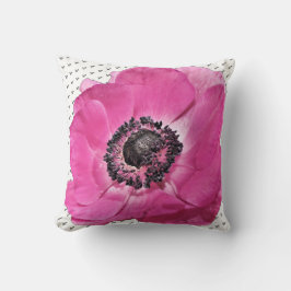 Liebe ist alles, was wir brauchen rosa Mohn floral Kissen