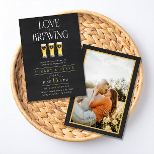 Liebe ist am Brauen - Bierthemen-Verlobungsfeier Einladung