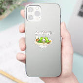 Liebe ist am Brodeln Aufkleber (Telefon)