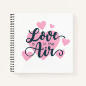 Liebe ist am Valentinstag | Notizbuch (Vorderseite)
