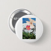 Liebe ist an der Quelle Button (Vorne & Hinten)