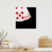 Liebe ist auf dem Kartenplakat Poster (Küche)