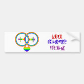 LIEBE ist Autoaufkleber (Vorne)