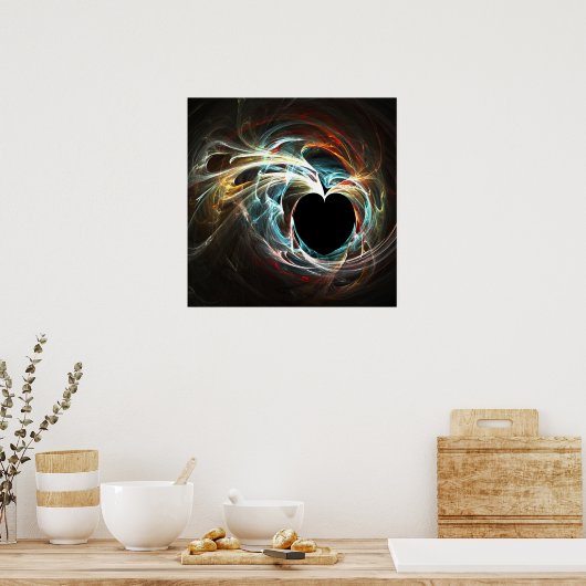 Liebe ist bedingungslos - Poster (Küche)