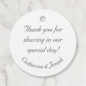 Liebe ist bei Hochzeiten der Rose Bloom Geschenkanhänger (Rückseite)