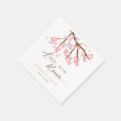 Liebe ist bei Hochzeiten von Blumenzwiebeln Serviette (Ecke)