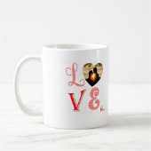 Liebe ist bei Ihnen Valentinstag Tasse (Links)