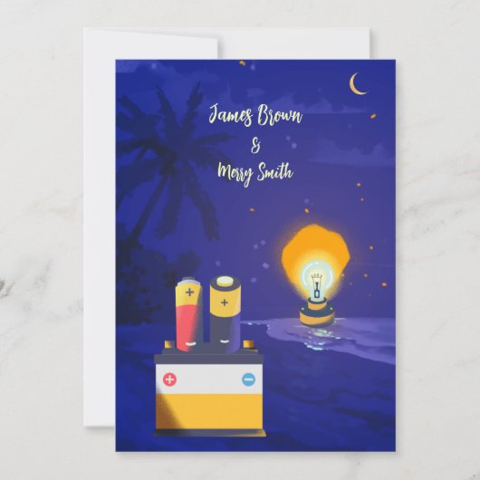 Liebe ist Beleuchtung Radiant Gewerkschaft Soule H Einladung (Vorderseite)