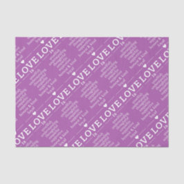 Liebe ist ... benutzerdefiniertes Farbpapier Seidenpapier