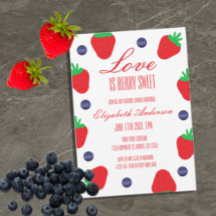 Liebe ist Berry Sweet Fruit Brautparty
