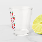 Liebe ist Berry Sweet Fruit Brautparty Schnapsglas (Rechts)