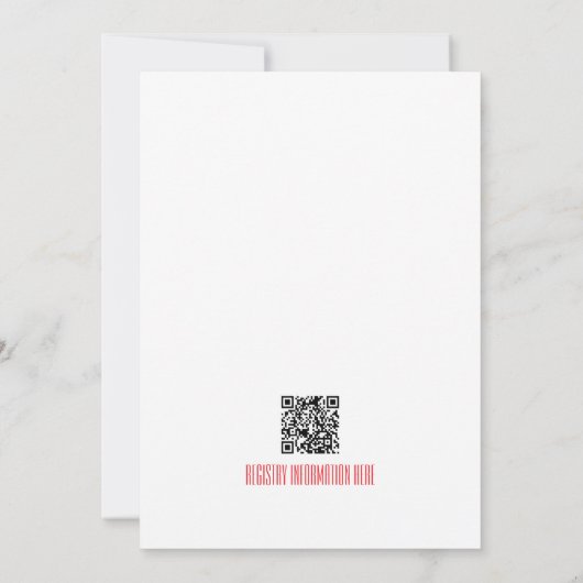 Liebe ist Berry Sweet Fruit Engagement Party Einladung (Rückseite)