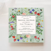 Liebe ist Berry Sweet Wildblume Brautparty Einladung