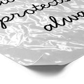 Liebe ist Bibelverse 1 Korinther 13:4-8 Poster (Ecke)