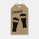 Liebe ist Bierbrauerei Gefallen Brautparty Geschenkanhänger (Rückseite)