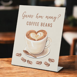 Liebe ist Bierratten wie viele Kaffeebohnen Sockelschild
