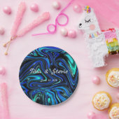 Liebe ist blau pappteller (Party)