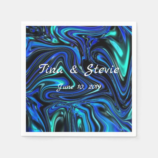 Liebe ist blau serviette (Vorderseite)