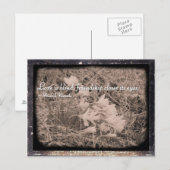 Liebe ist blind, Freundschaft schließt die Augen Postkarte (Vorne/Hinten)