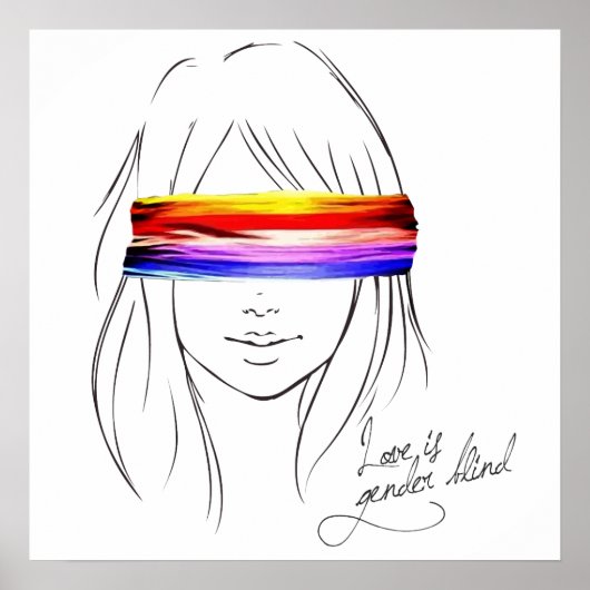 Liebe ist Blind Poster (Vorne)