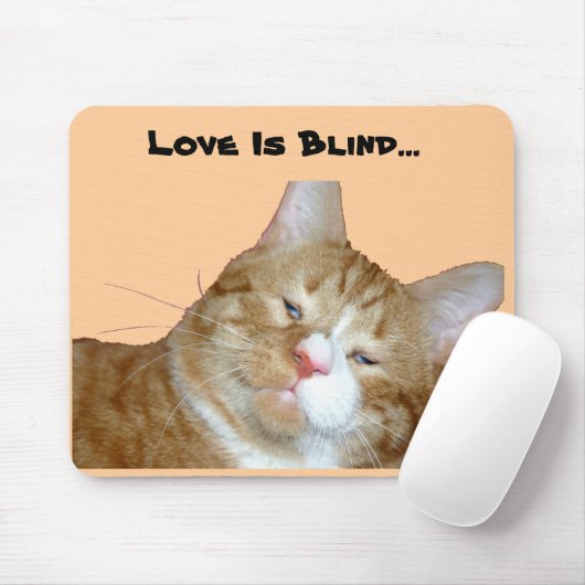 Liebe ist blindes Mousepad (Mit Mouse)