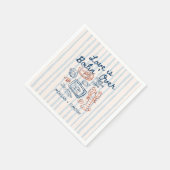 Liebe ist Boilin' Over Seafood Wedding Serviette (Ecke)