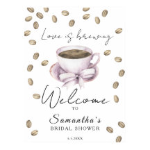 Liebe ist Brauen & Bogen Brautparty willkommen