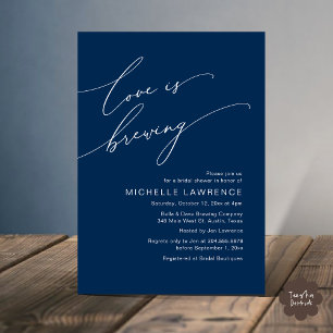 Liebe ist Brauen, Brautparty Party Feier Einladung