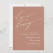 Liebe ist Brauen, Brautparty Party Feier Einladung (Vorderseite)