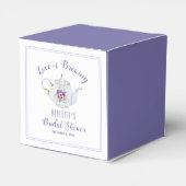 Liebe ist Brauen Bridal Tee Party Geschenkschachtel (Rückseite)